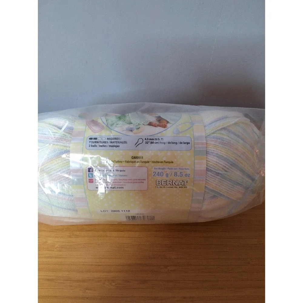 NEW 3 Skeins Of Yarn Including Red Heart, Bernard Baby And Premier. Lot Of 3